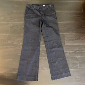 Indigo denim slacks